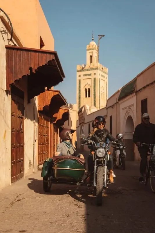 Balade Privée en Side-Car à Marrakech
