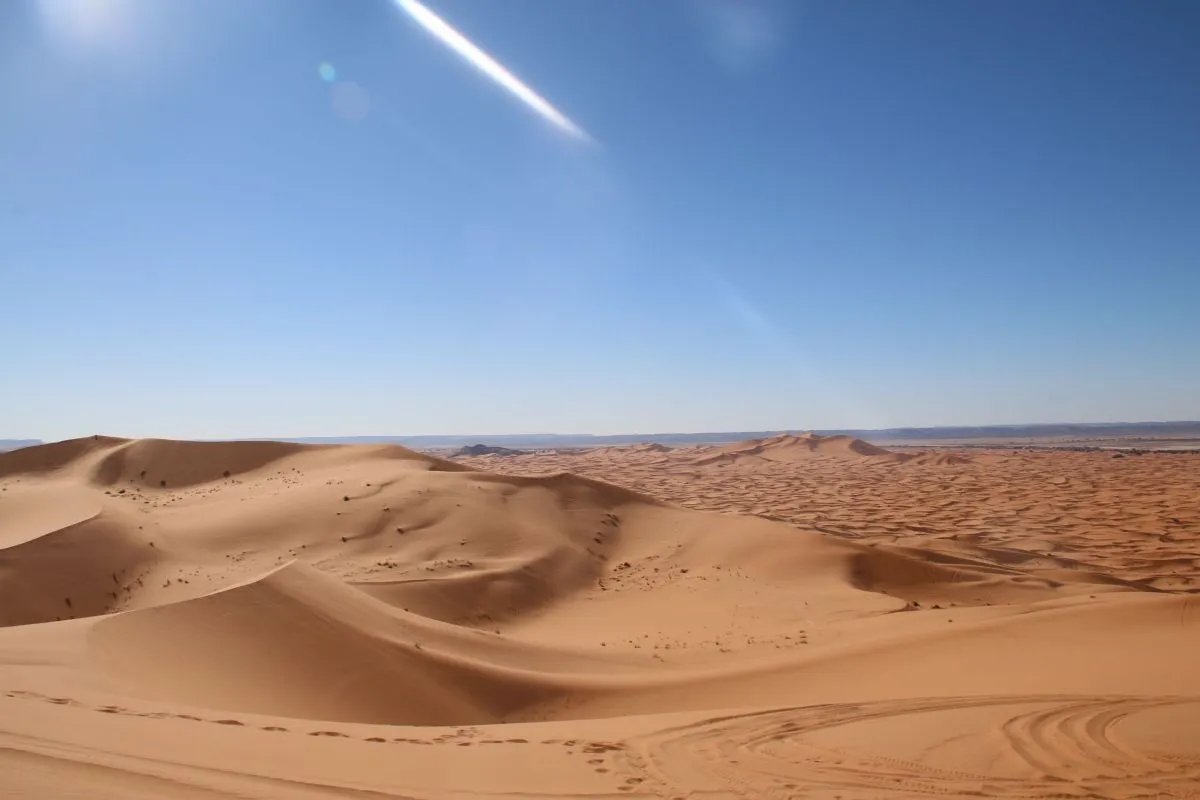 Dunes de sable erg Chebbi désert Merzouga Sahara
